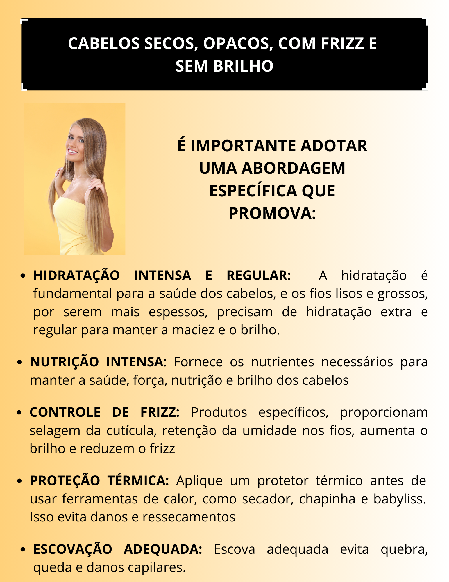 Capa Dor Cabelos secos